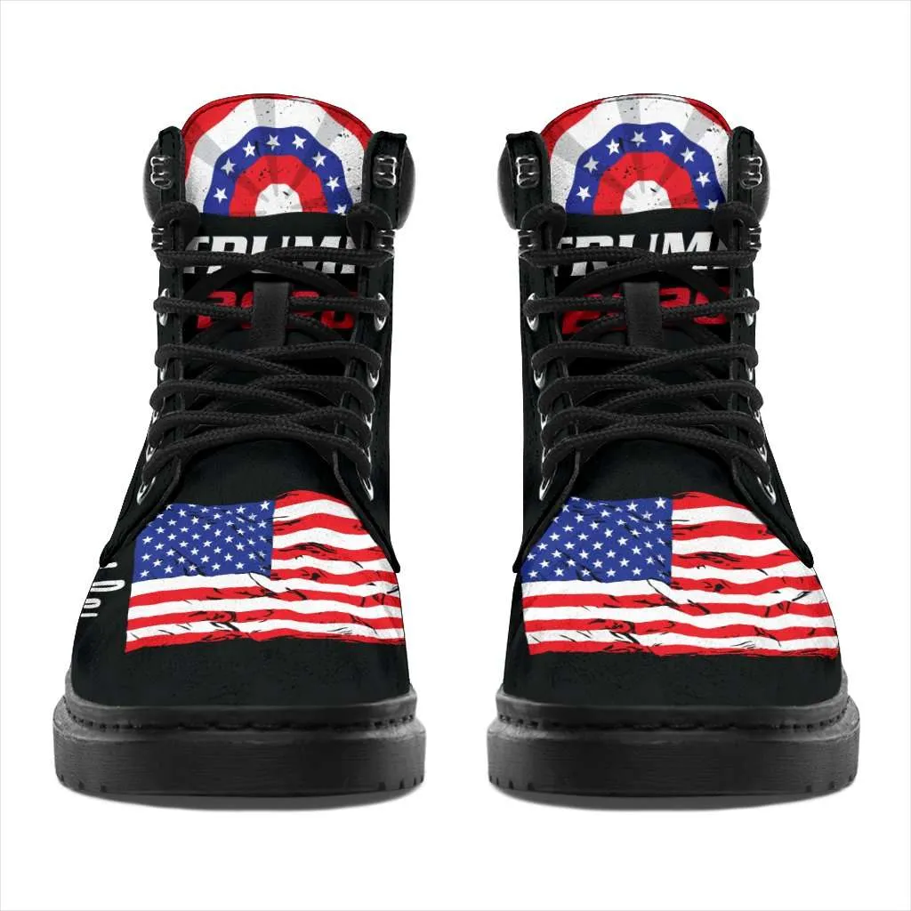 Adorable Deplorable Trump 2020 All-Season Lace-up Boots