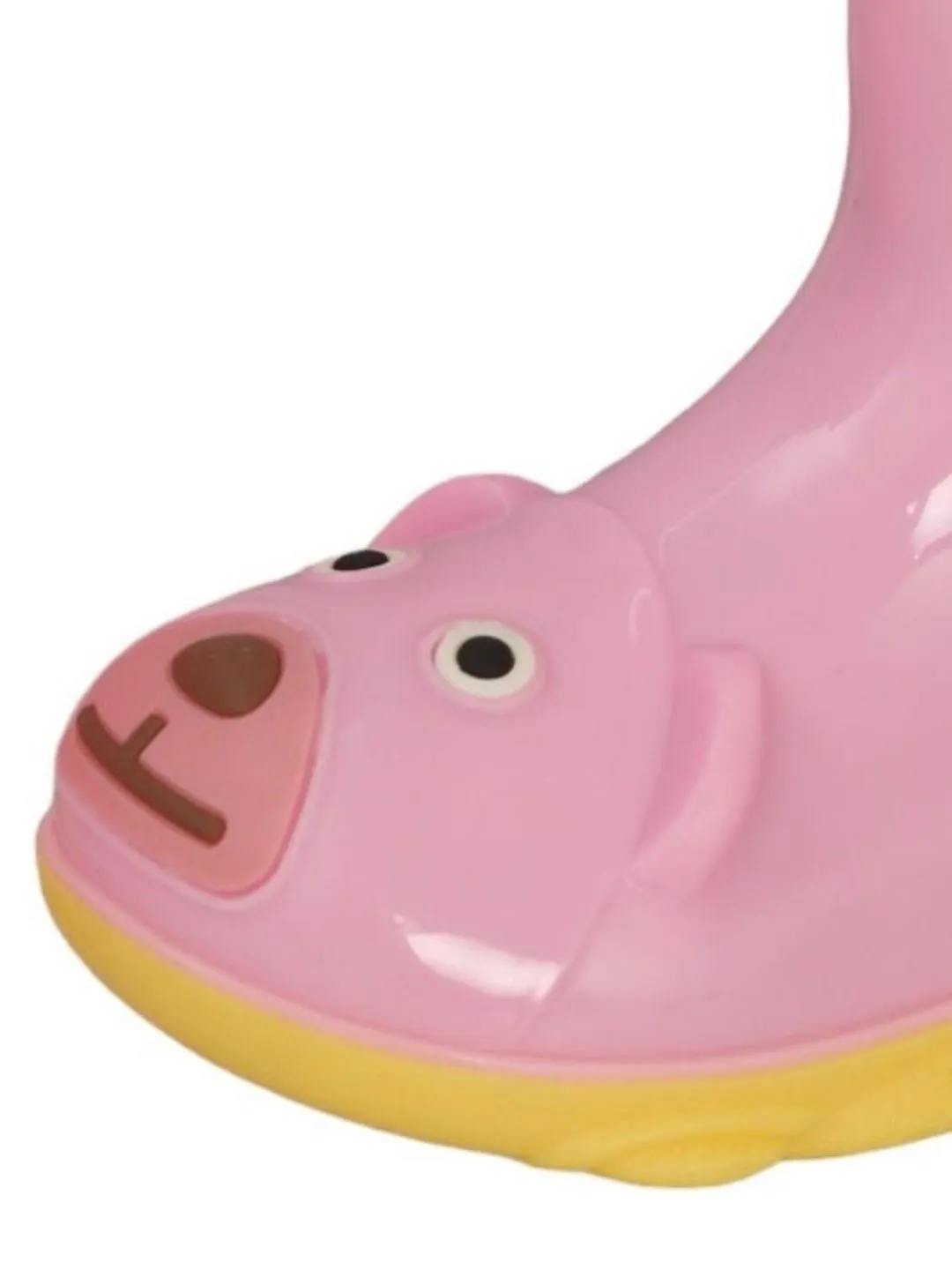 Adorable Pink Bear Themed Rain Boots For Girls