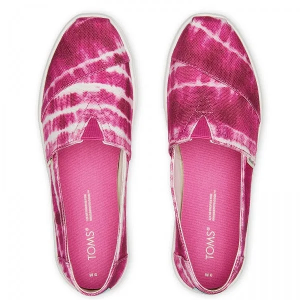 ALPARGATA CUPSOLE Ladies Vegan Slip-On Espadrilles Pink
