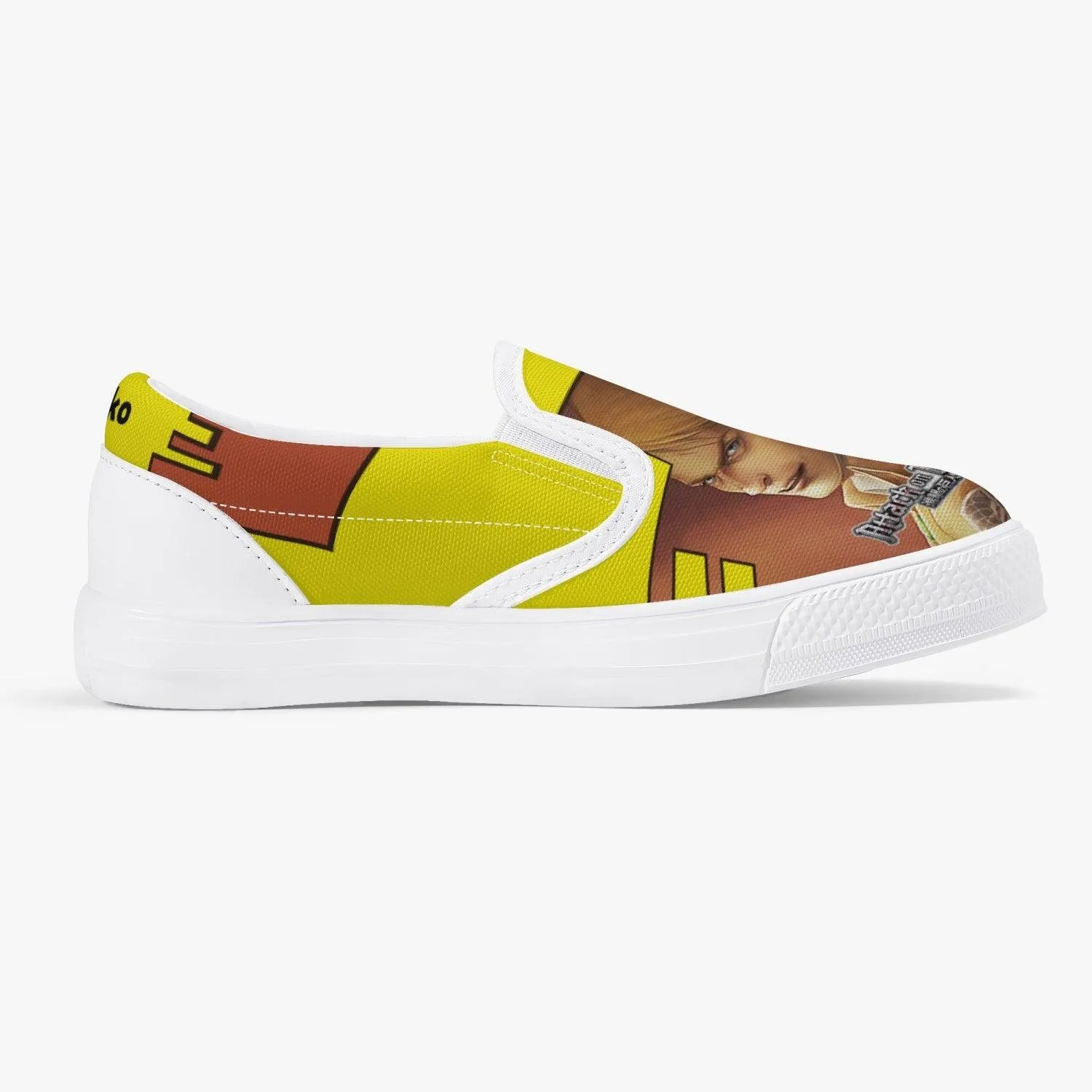 Attack On Titan Erwin Smith Kids Slipons Anime Shoes