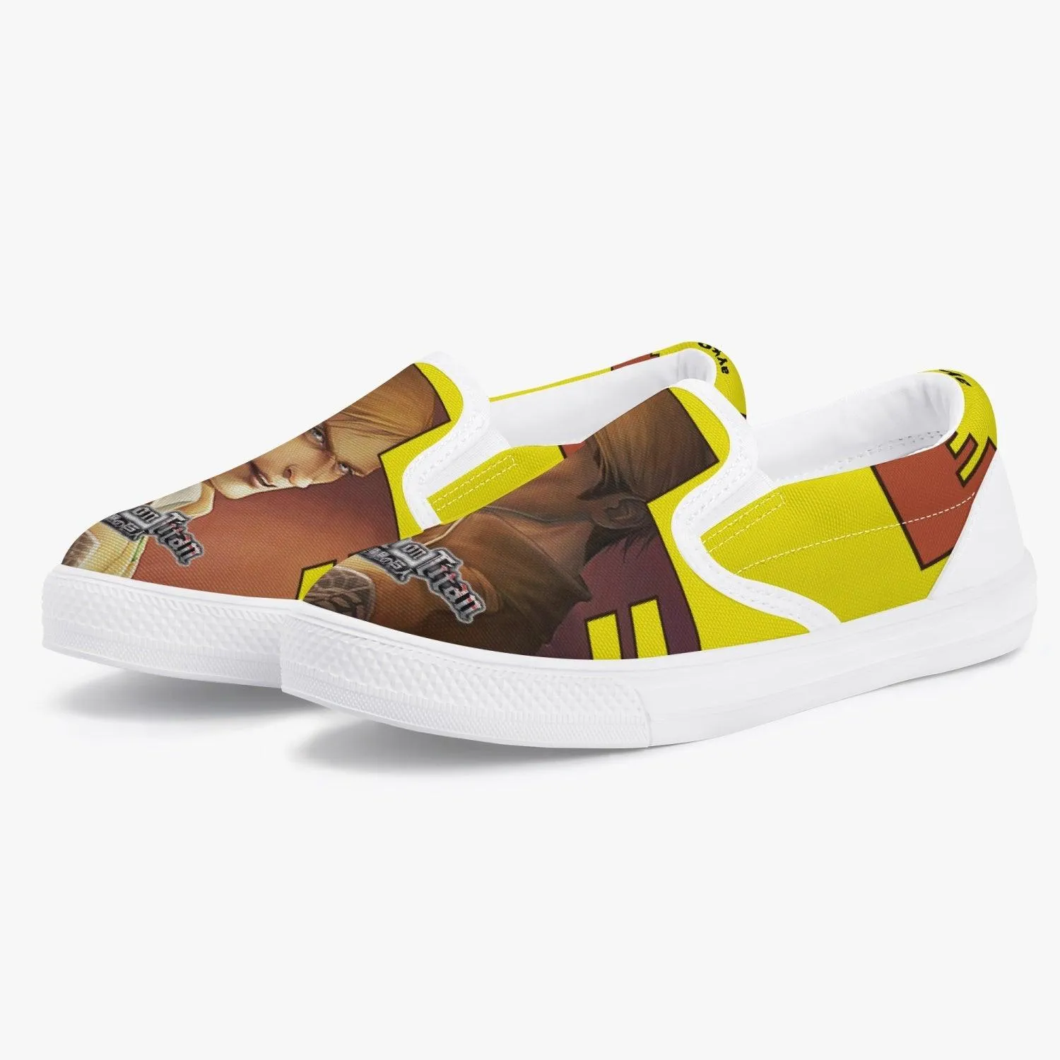 Attack On Titan Erwin Smith Kids Slipons Anime Shoes