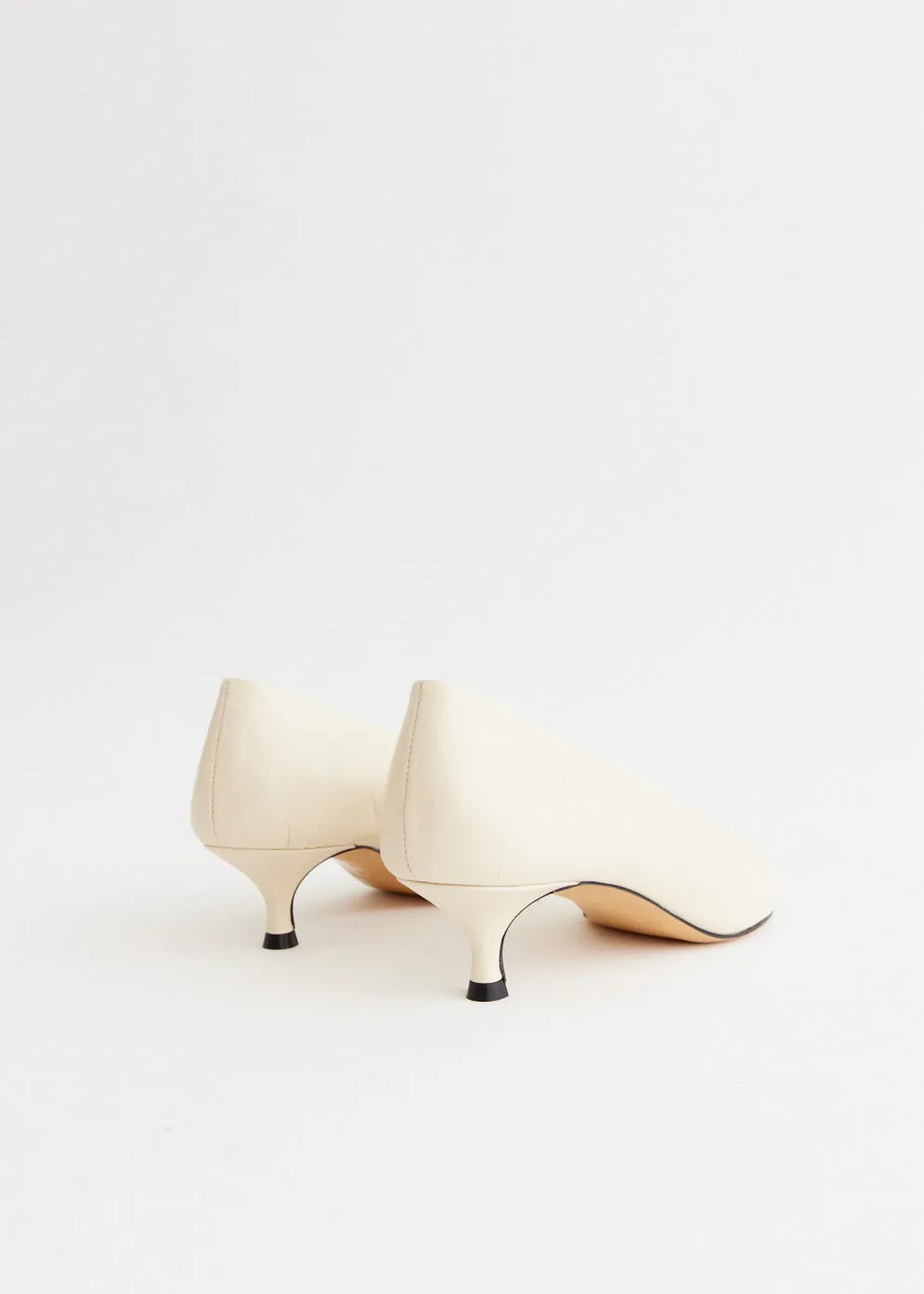 Babouche Kitten Heels
