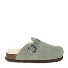 Billie sheepskin clogs OLIVE