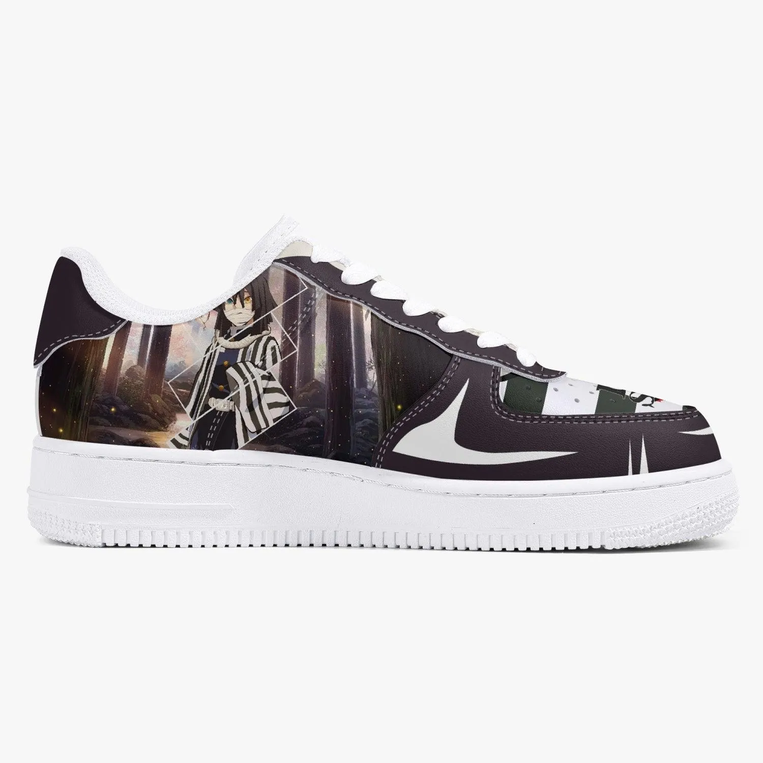 Demon Slayer Obanai Iguro AF1 Anime Shoes