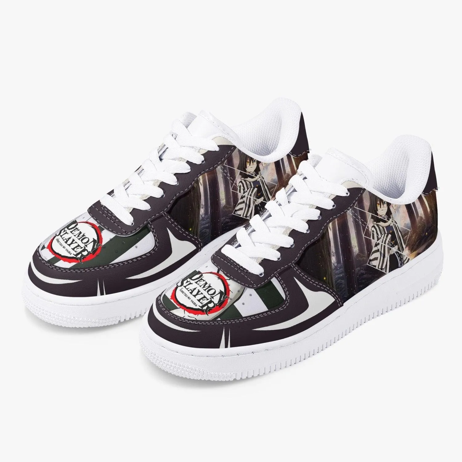 Demon Slayer Obanai Iguro AF1 Anime Shoes