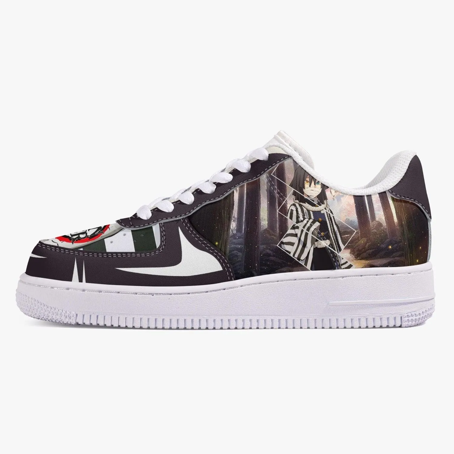 Demon Slayer Obanai Iguro AF1 Anime Shoes