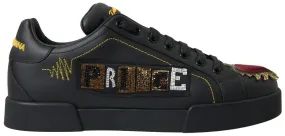 Dolce & Gabbana Leather Portofino Prince Sneakers