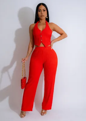Like A Princess Pant Set Orange