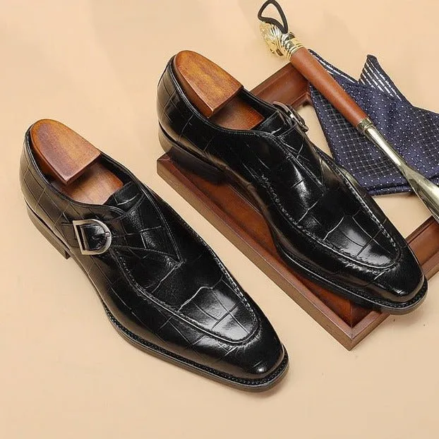 Luxalon Crocodile Monk Footwear