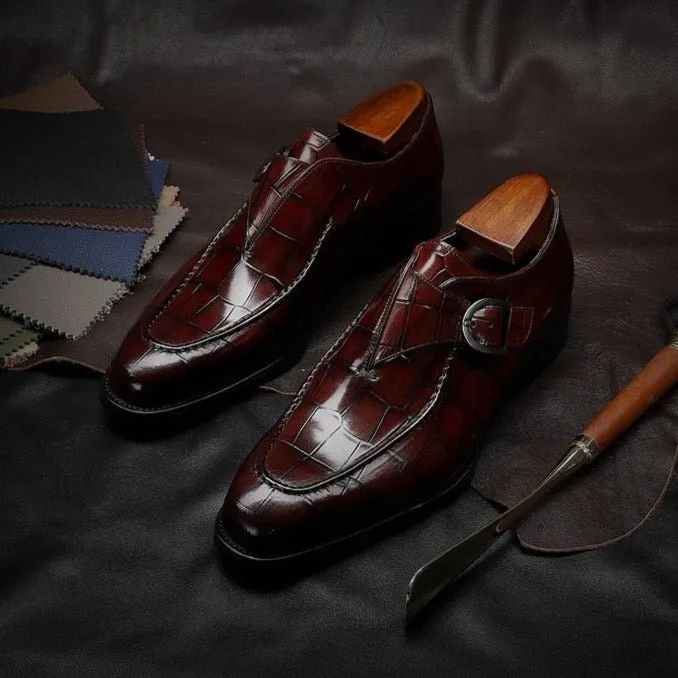 Luxalon Crocodile Monk Footwear