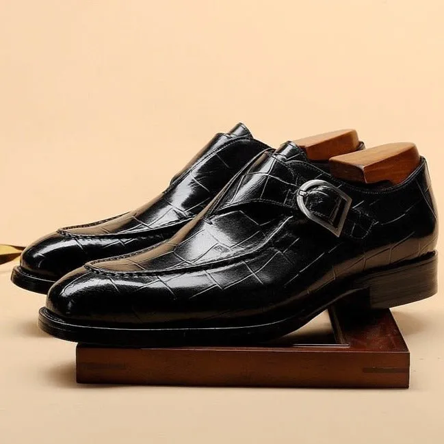Luxalon Crocodile Monk Footwear