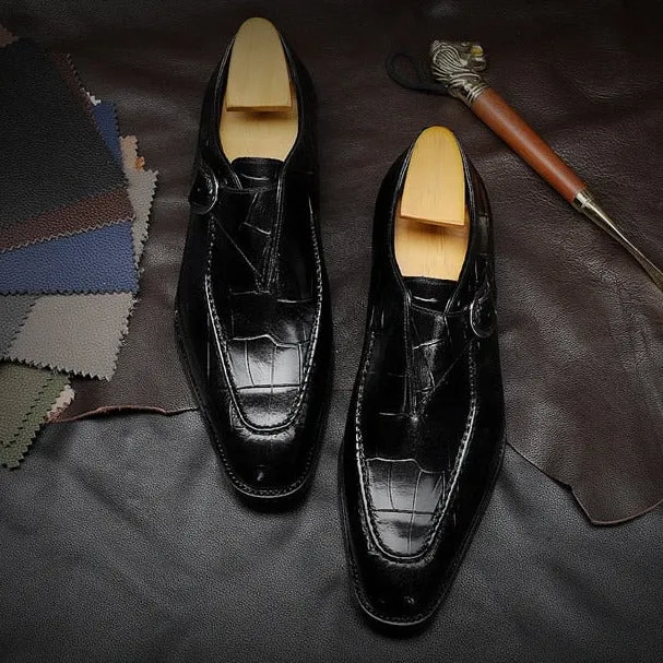 Luxalon Crocodile Monk Footwear