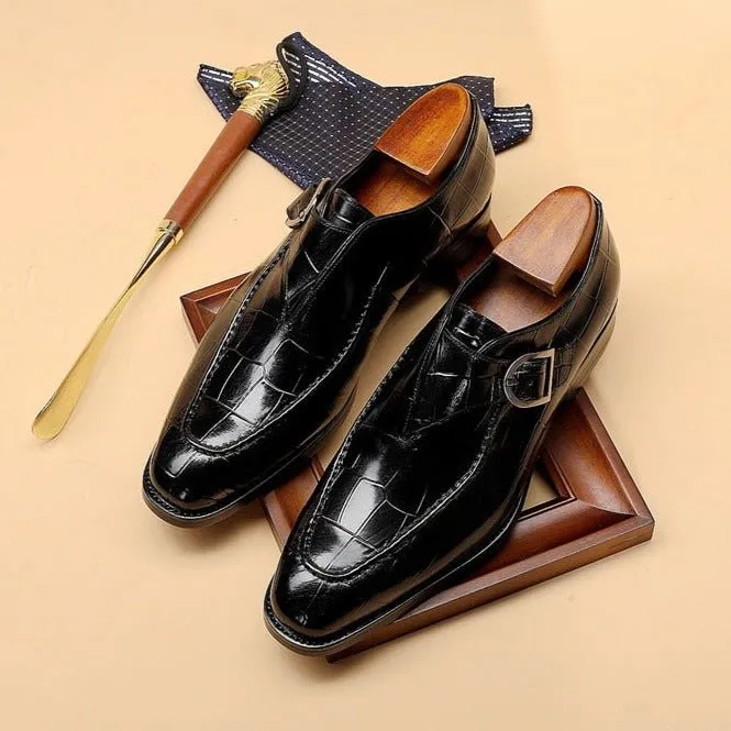 Luxalon Crocodile Monk Footwear