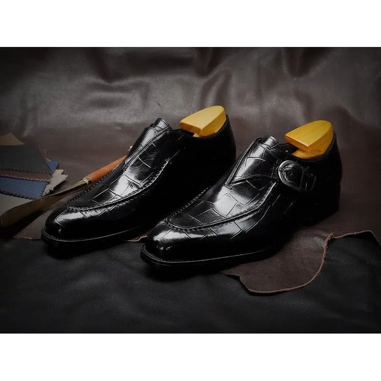 Luxalon Crocodile Monk Footwear