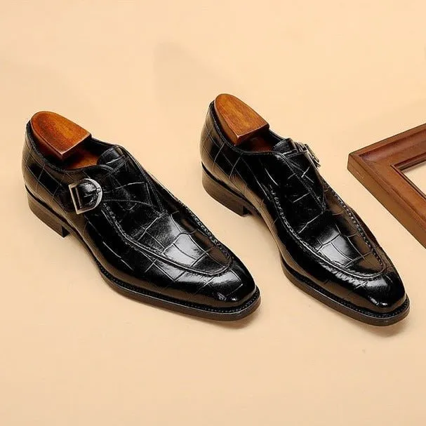 Luxalon Crocodile Monk Footwear