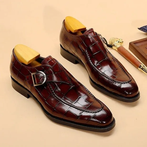 Luxalon Crocodile Monk Footwear