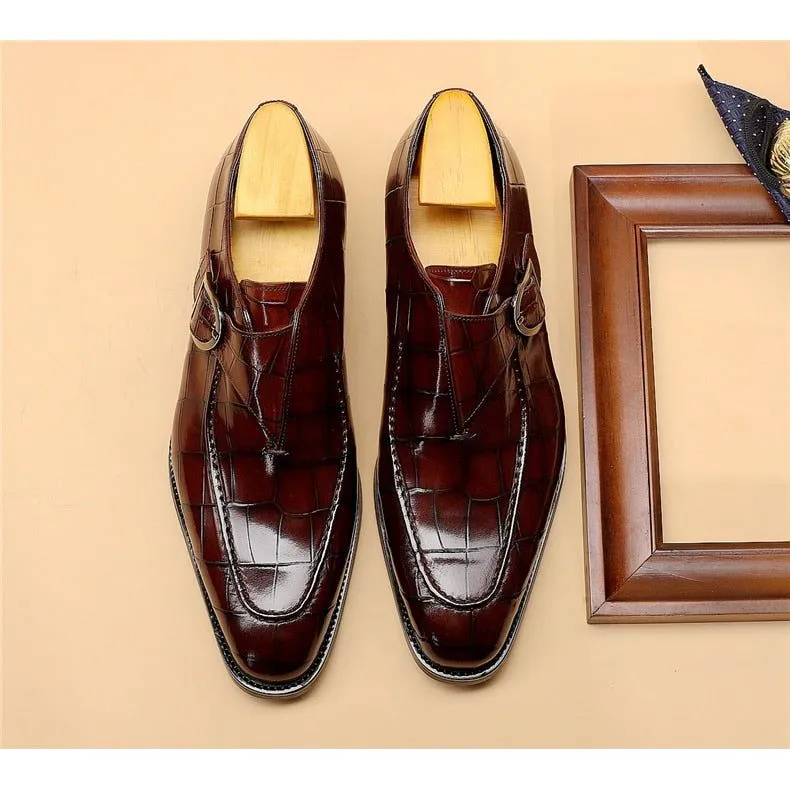 Luxalon Crocodile Monk Footwear