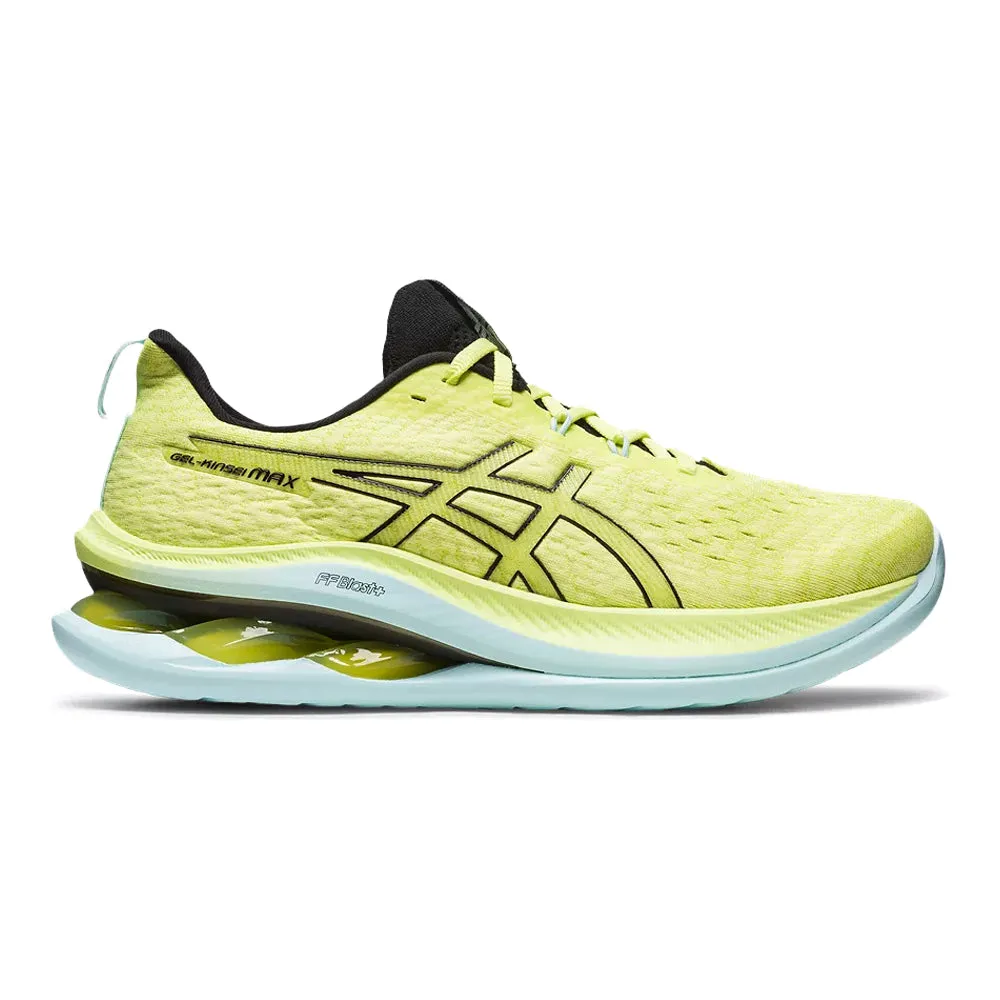 Men's Asics Gel-Kinsei Max, Glow Yellow/Black, 8.5 D Medium