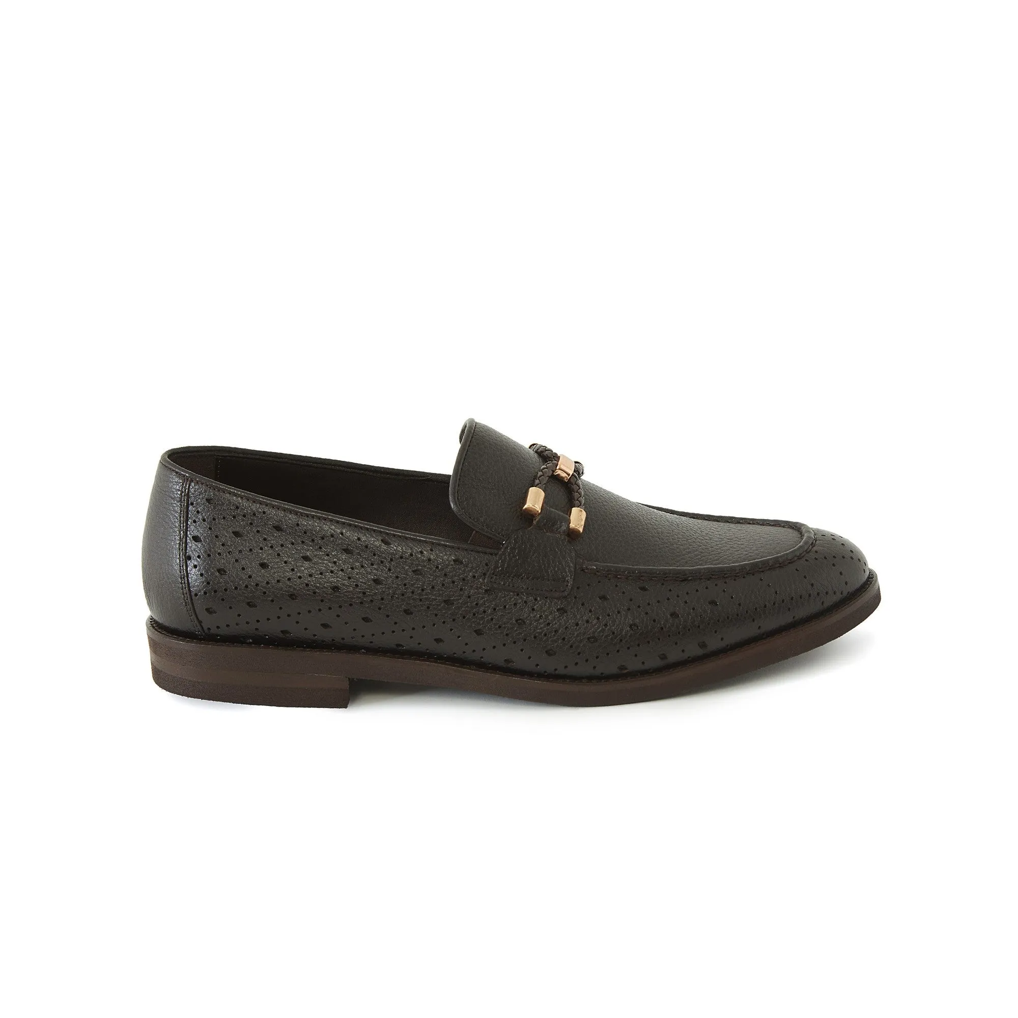 Men's Calf Leather Handmade Loafer M7044