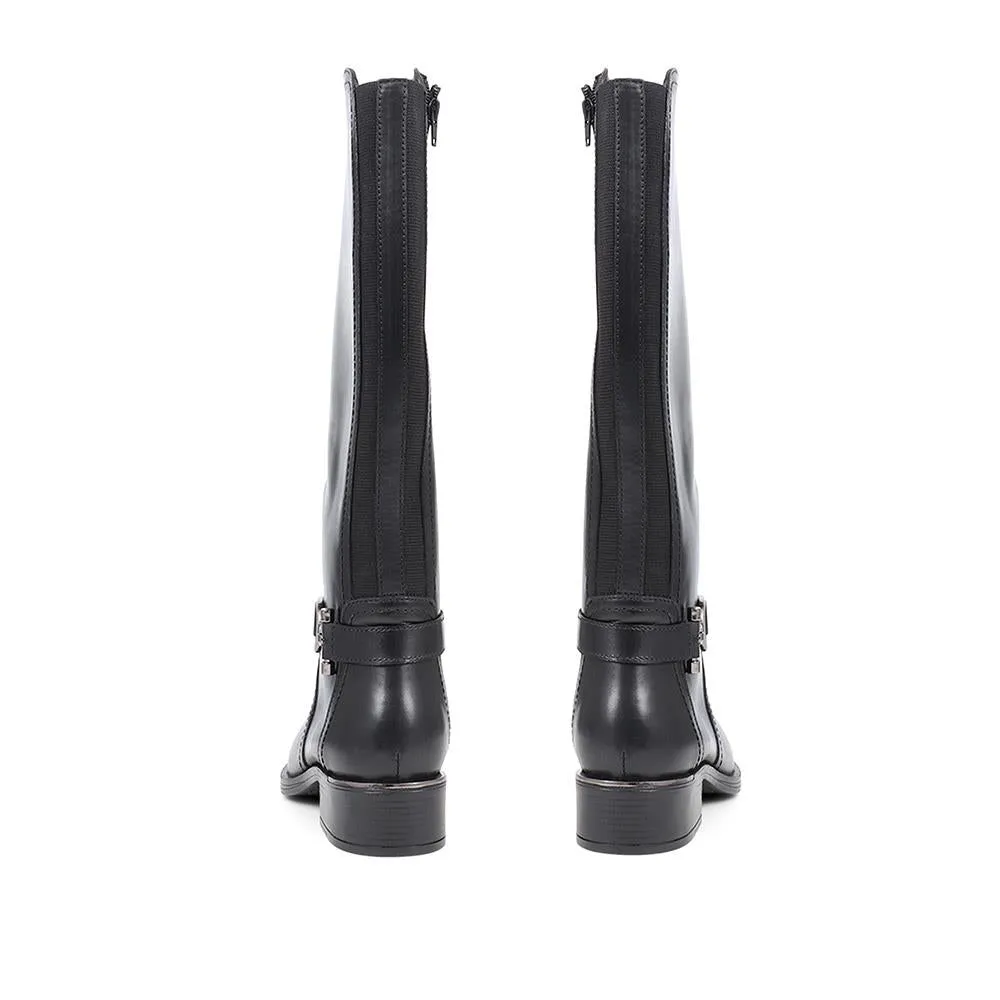 Metal-Detailed Long Boots - SAK38004 / 324 410