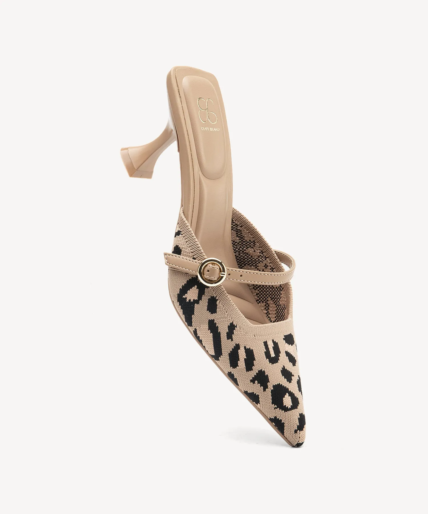 Minimalist Sculpted Pointed Toe Mules