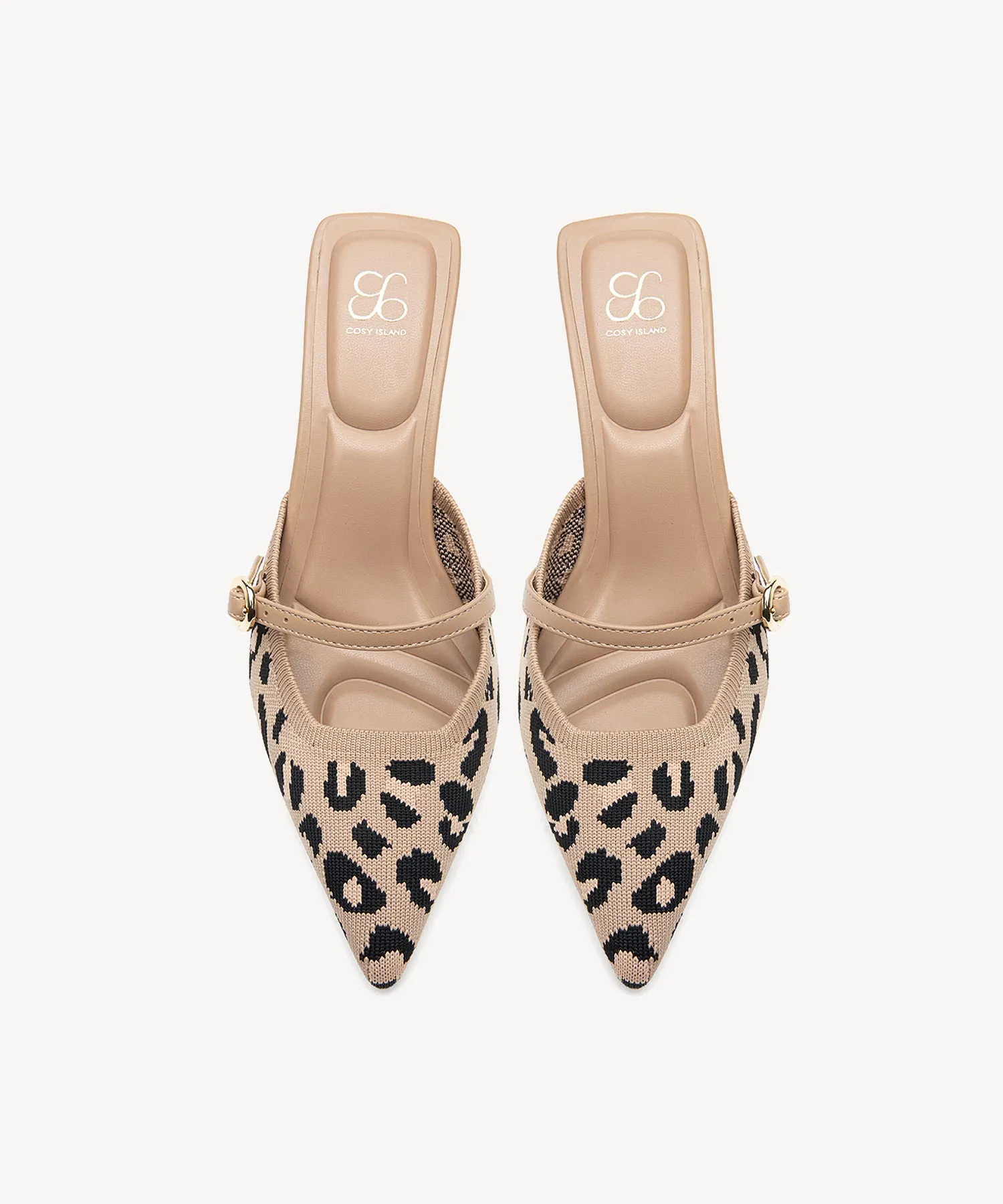 Minimalist Sculpted Pointed Toe Mules