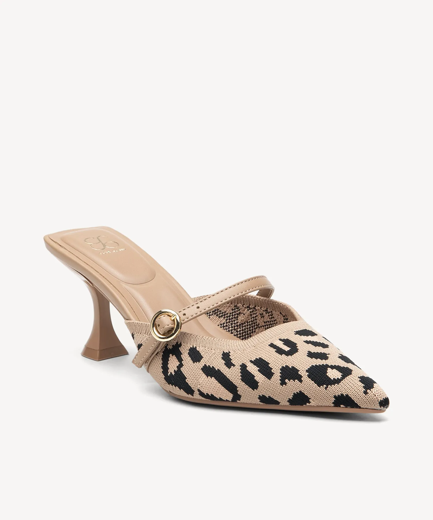 Minimalist Sculpted Pointed Toe Mules