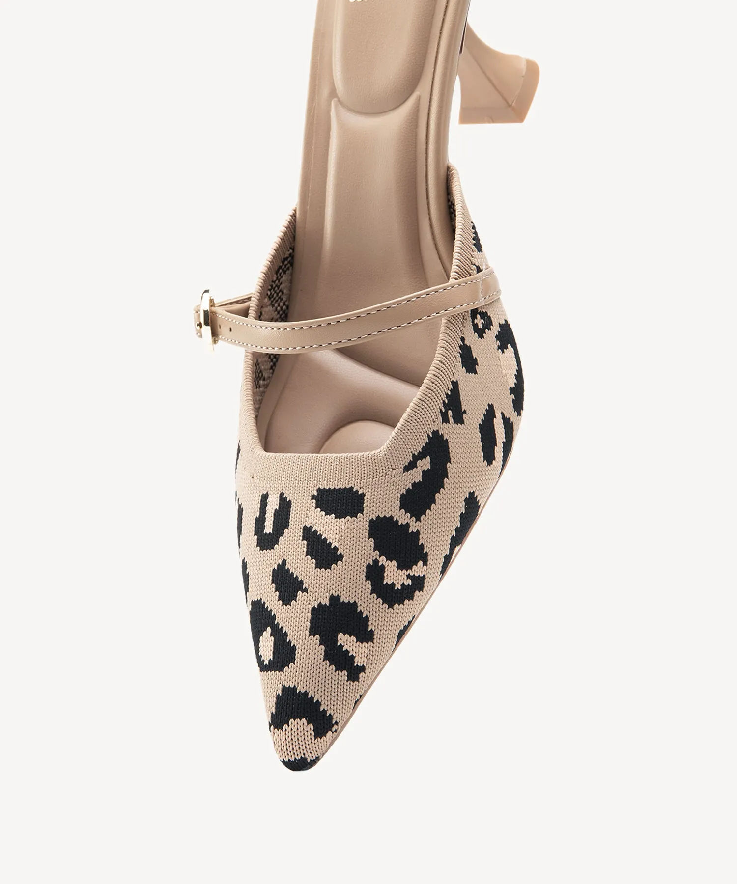 Minimalist Sculpted Pointed Toe Mules