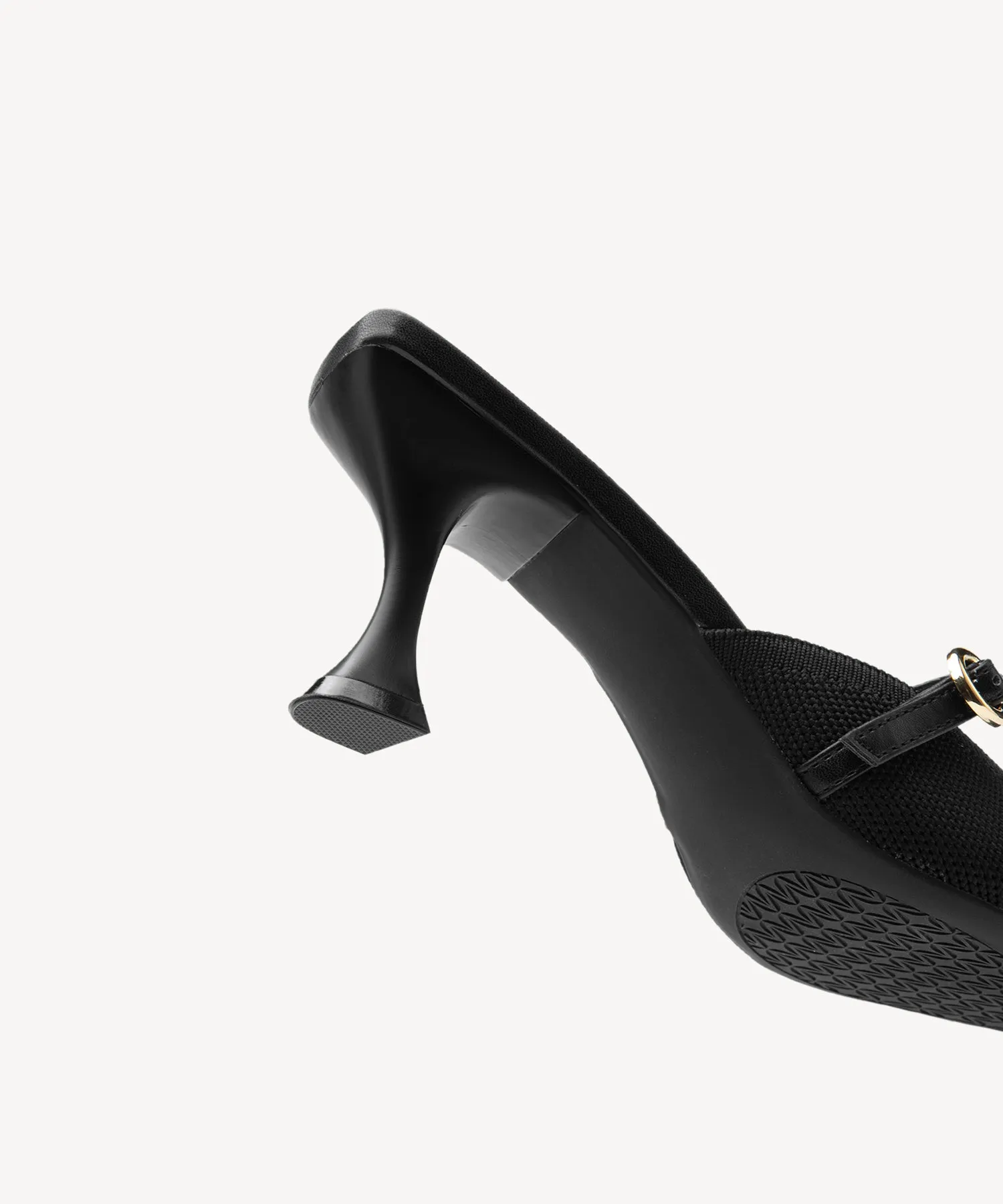 Minimalist Sculpted Pointed Toe Mules