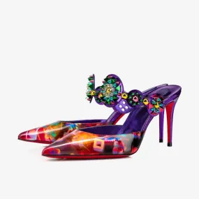 Multicolor Patent Leather Pumps