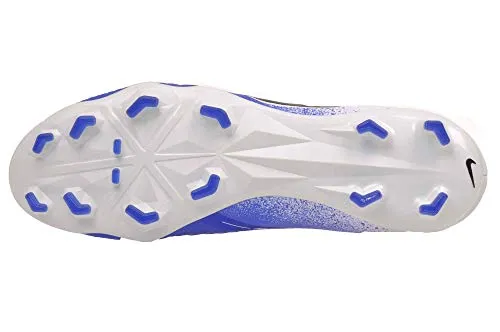 Nike Men's Phantom Venom Pro FG Soccer Cleats - AO8738-104 White/Black/Racer Blue