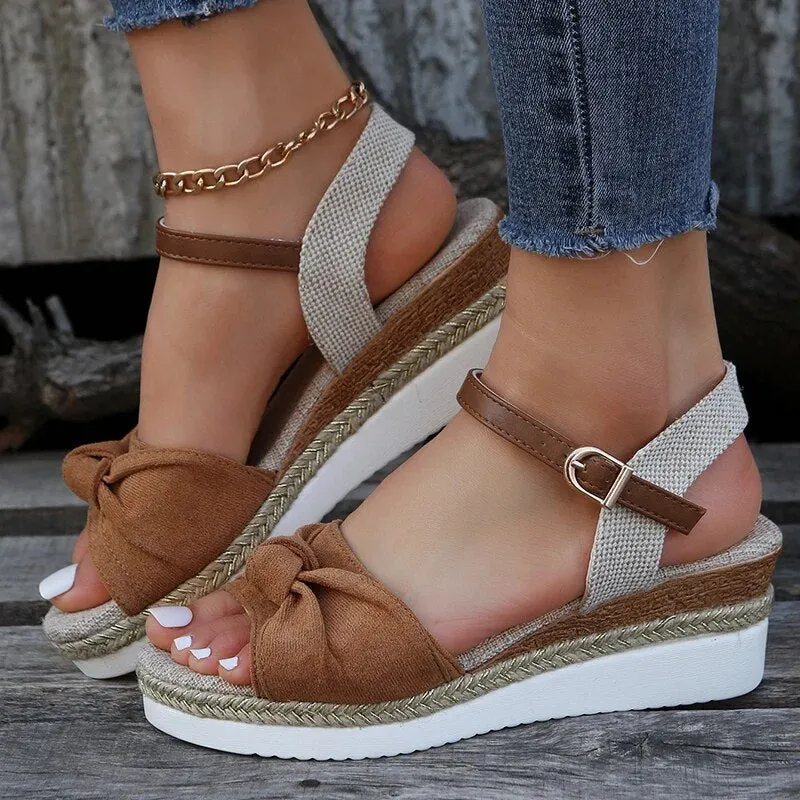 Summer Slip On Espadrilles Sandals