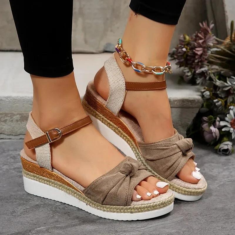 Summer Slip On Espadrilles Sandals