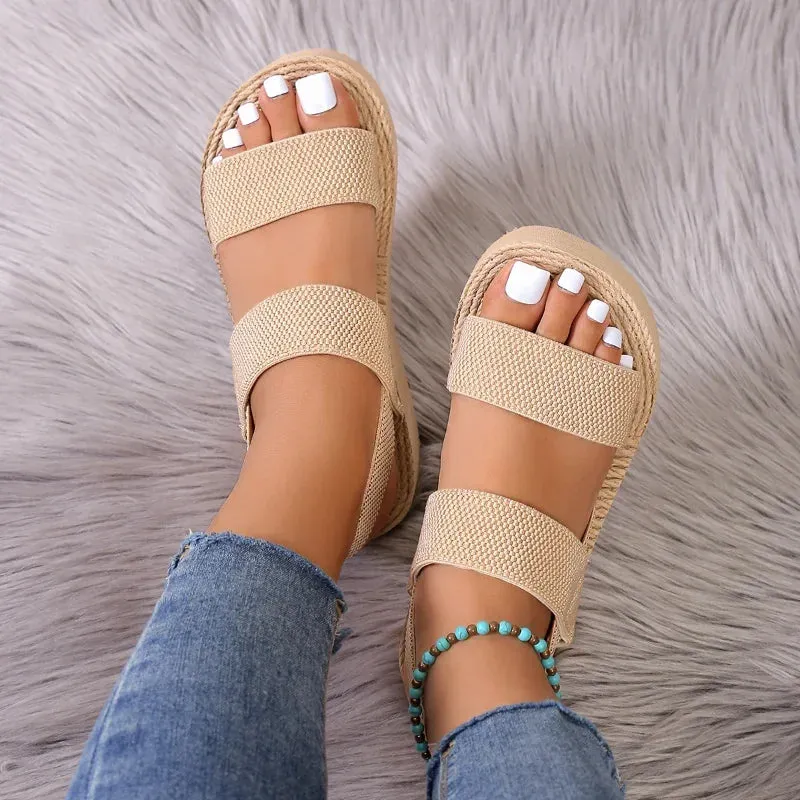 Sylis | Lightweight Summer Wedge Sandals