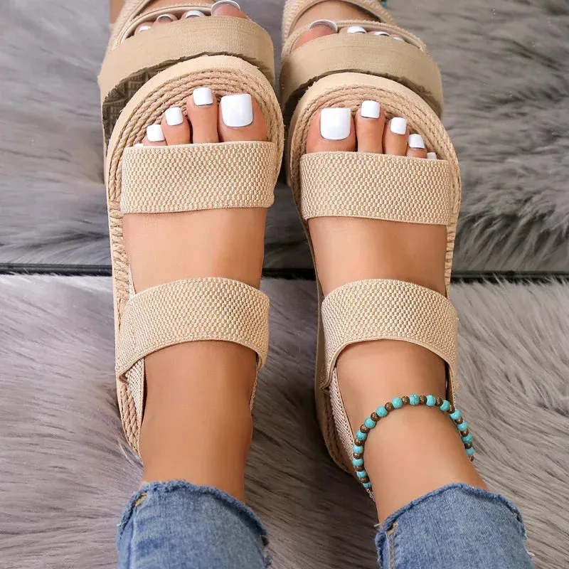 Sylis | Lightweight Summer Wedge Sandals