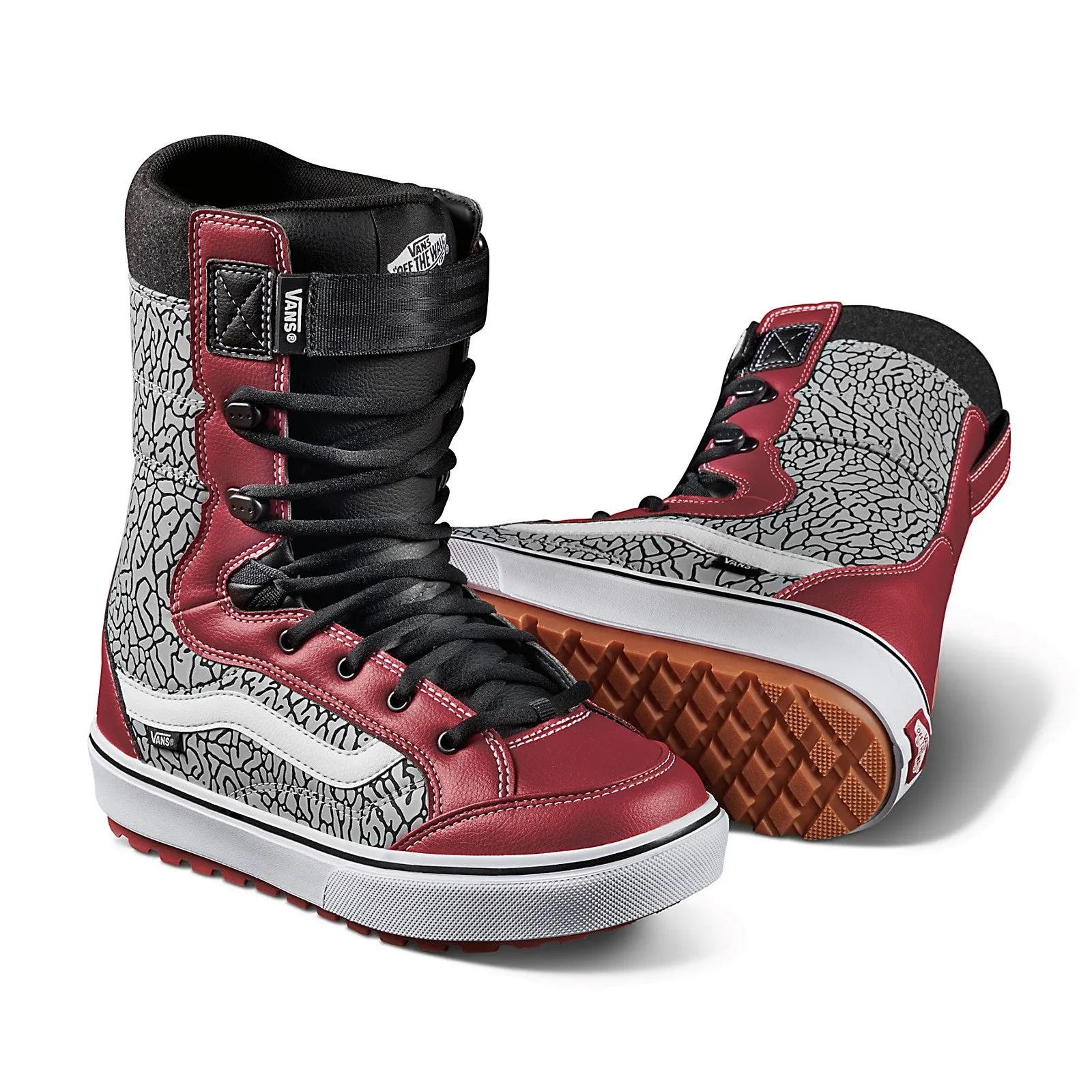 Vans Hi-Standard Linerless DX Snowboard Boots - Chili Pepper/Black