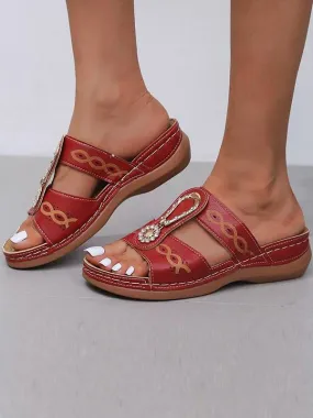 Womens Orthotic Slides, Lightweight Athletic Sandals